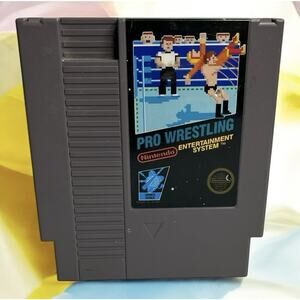 Pro Wrestling Nintendo NES Video Game Cartridge Only Tested & Works